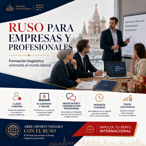 Cursos de ruso para empresas y profesionales